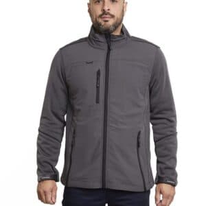 Chaqueta Softshell Híbrida Gris