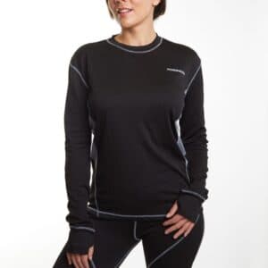 Primera Capa Cooldry Unisex Negro Mujer