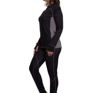 Primera Capa Polcool Unisex Negro Mujer