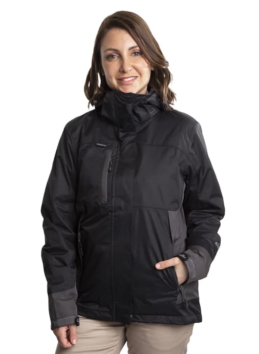 PARKA GEORGE NEGRA MUJER