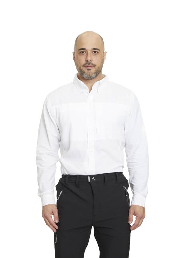 CAMISA OUTDOOR BLANCA HOMBRE
