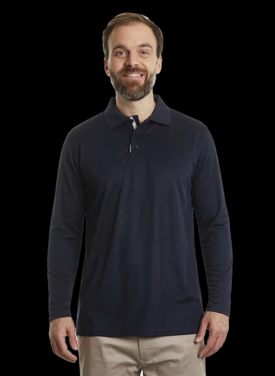 POLERA PORTER AZUL HOMBRE RSGL