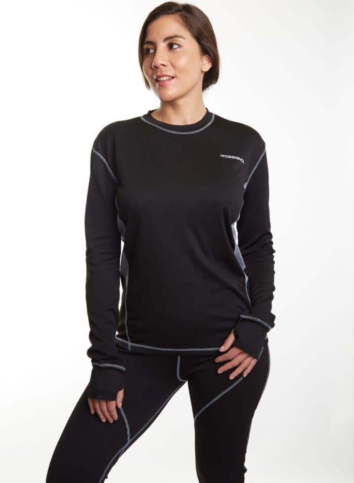 Primera Capa Cooldry Unisex Negro Mujer