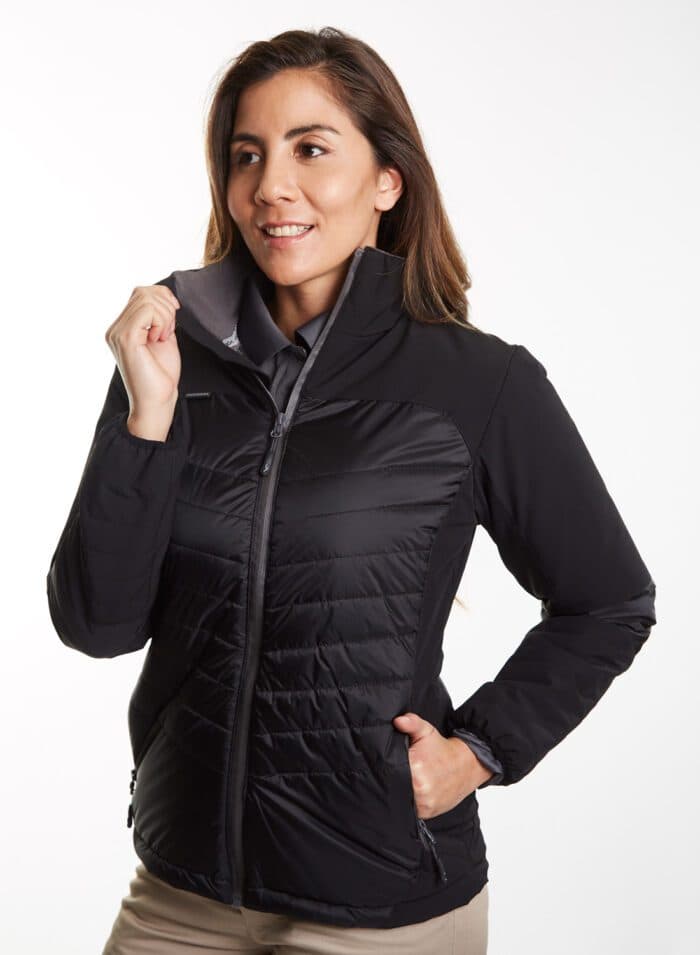 Parka Acolchada Isabel Mujer Negra