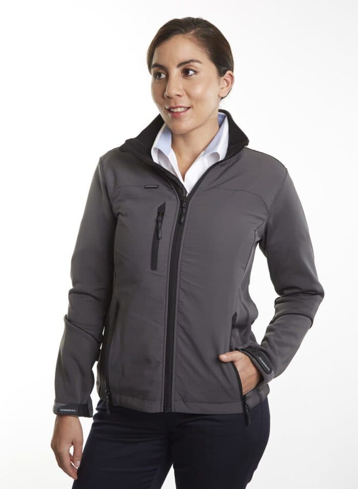 Chaqueta Softshell Híbrida Gris